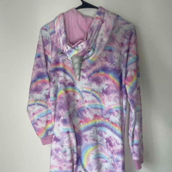 Children's Place Unicorn One Piece Pajamas - Picture 3 of 6